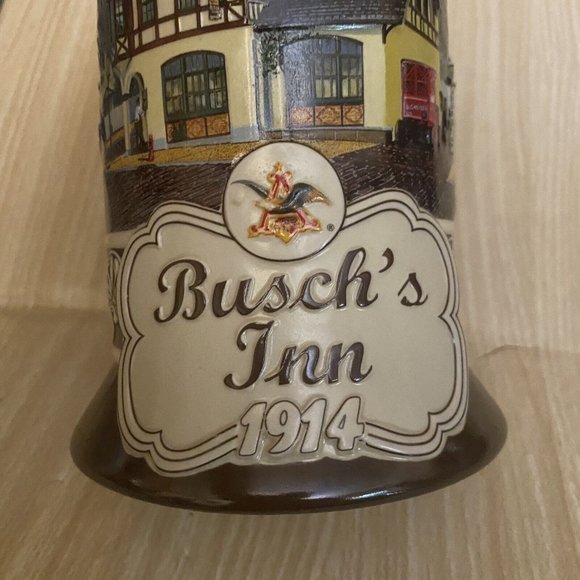 Bushes Inn ANHEUSER BUSCH COLLECTORS CLUB 2002 MEMBERSHIP Stein COA CB21 - Picture 5 of 12